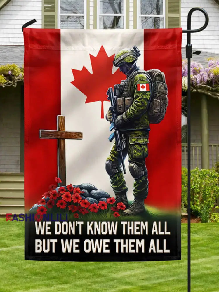 Canada Remembrance Day Printed Flag(90*150cm) As picture / ONE