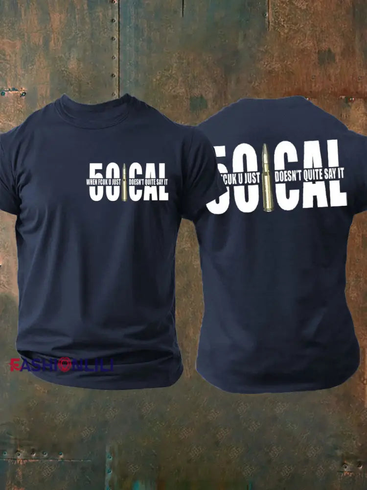 Men’s British Veteran imitation cotton short sleeved T shirt Navy Blue / S
