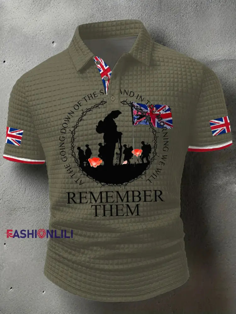 Men’s British Veteran short sleeve shirt Army Green / S