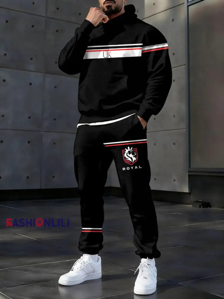 Men’s Casual Hoodie And Pants Set