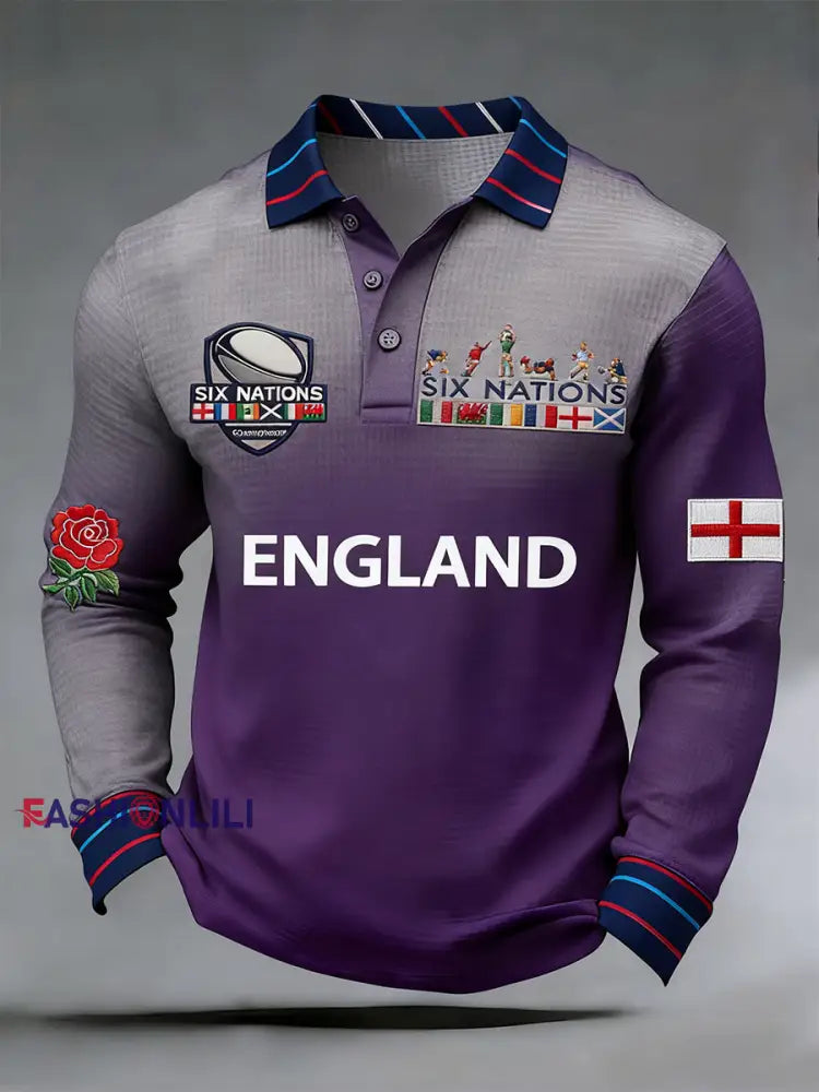 Men’s England Rugby Print Sweatshirt I / S