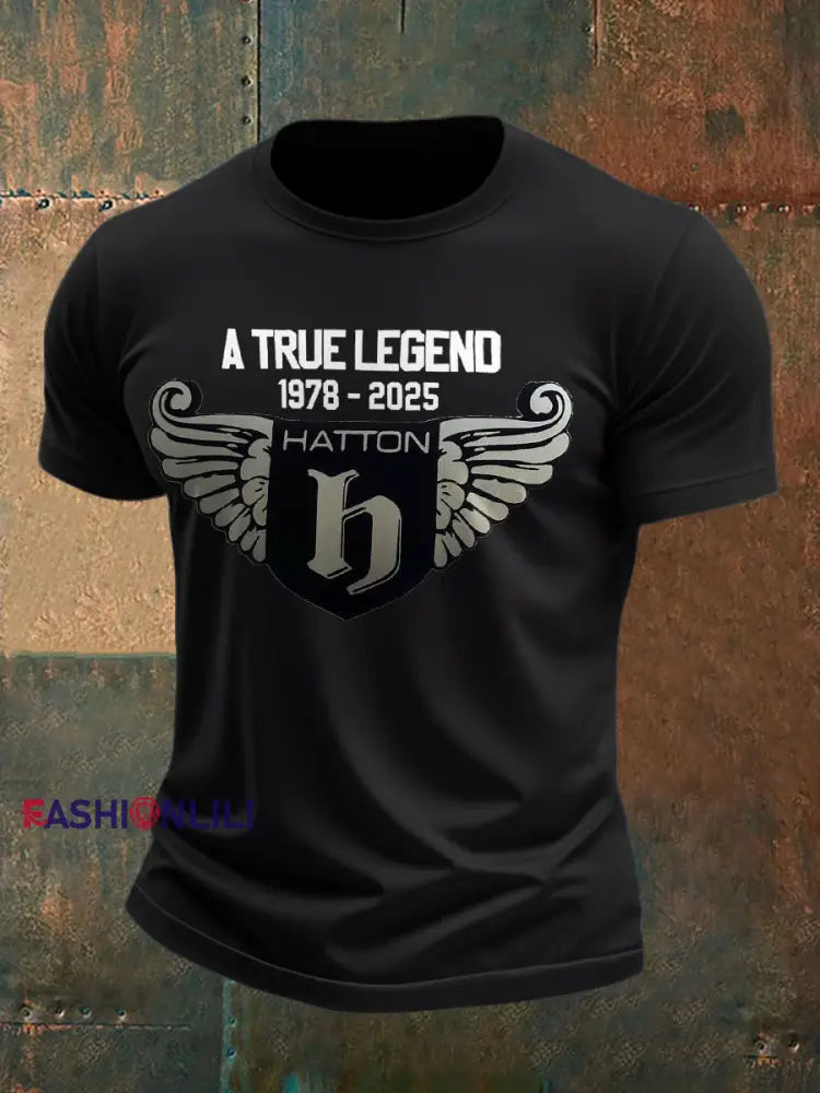 Men’s Hitman Boxing Lover Printed T-shirt Black / S