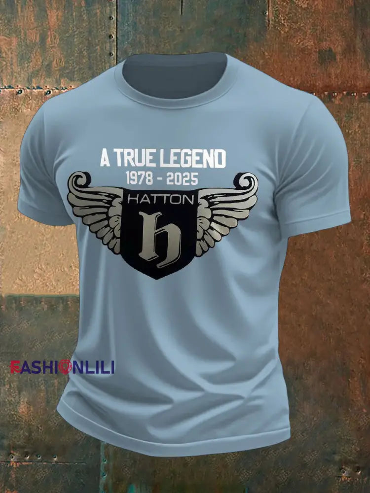 Men’s Hitman Boxing Lover Printed T-shirt Sky Blue / S