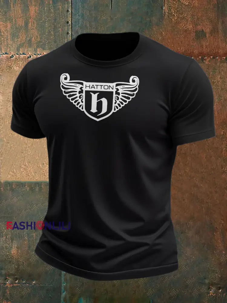 Men’s Hitman Rip Printed T-shirt Black / S
