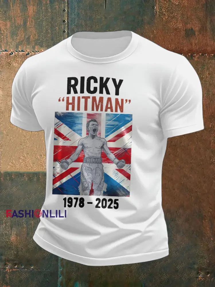 Men’s Hitman Rip Printed T-shirt White / S