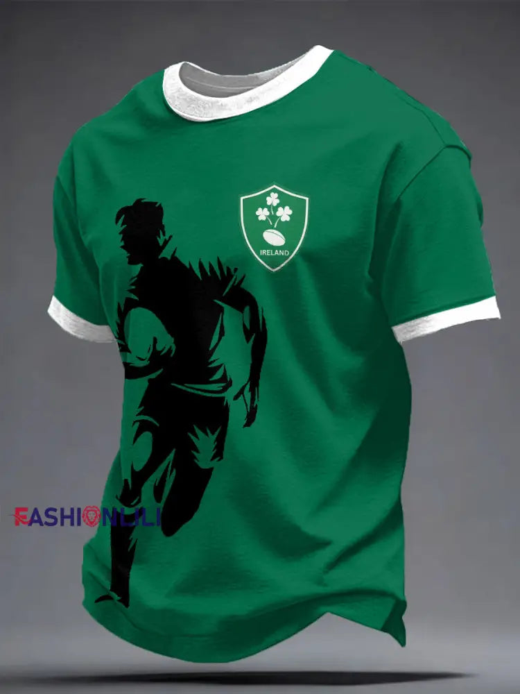 Men’s Ireland Rugby Lover Printed T-shirt