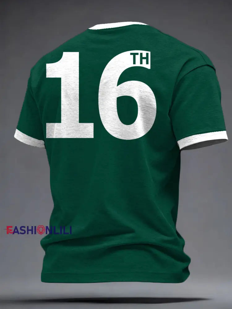 Men’s Ireland Rugby Lover Shamrocks Printed T-shirt