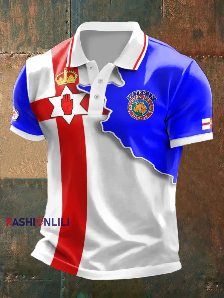 Men’s Northern Ireland Veterans tops As picture / S