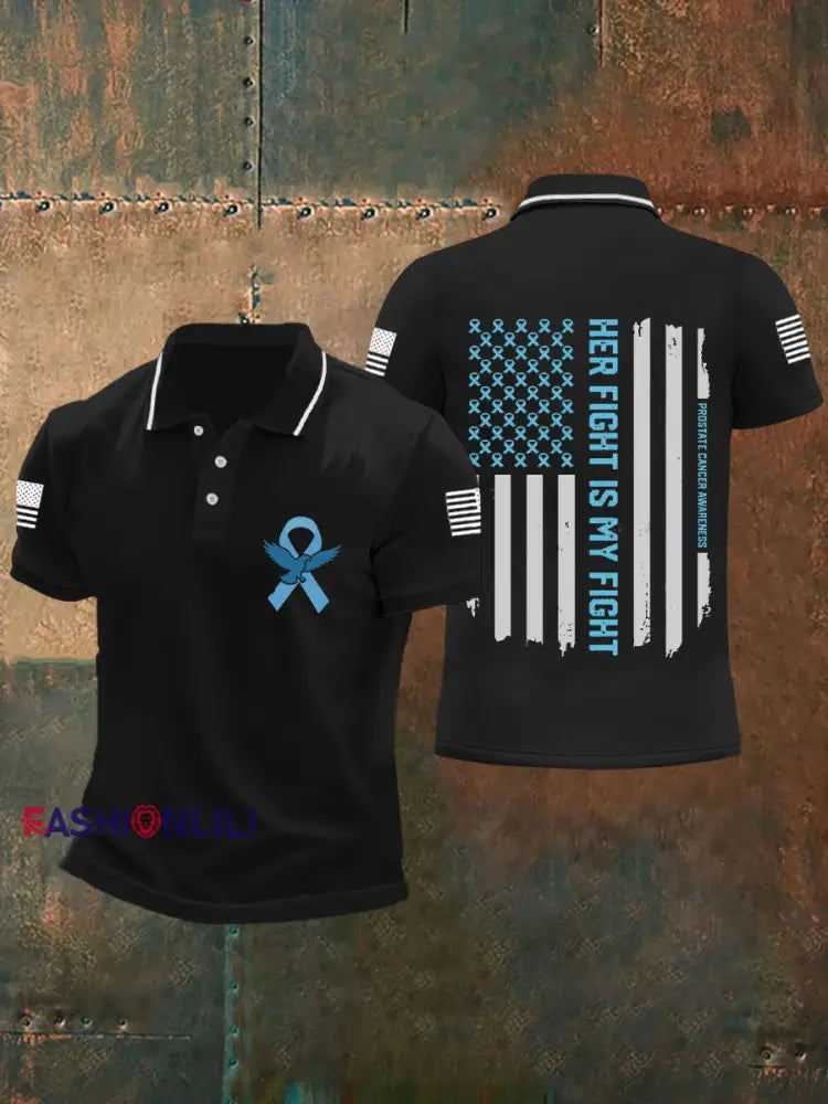 Men’s Prostate Cancer Awareness T Shirt Black / S