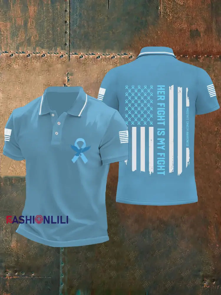 Men’s Prostate Cancer Awareness T Shirt Light Blue / S