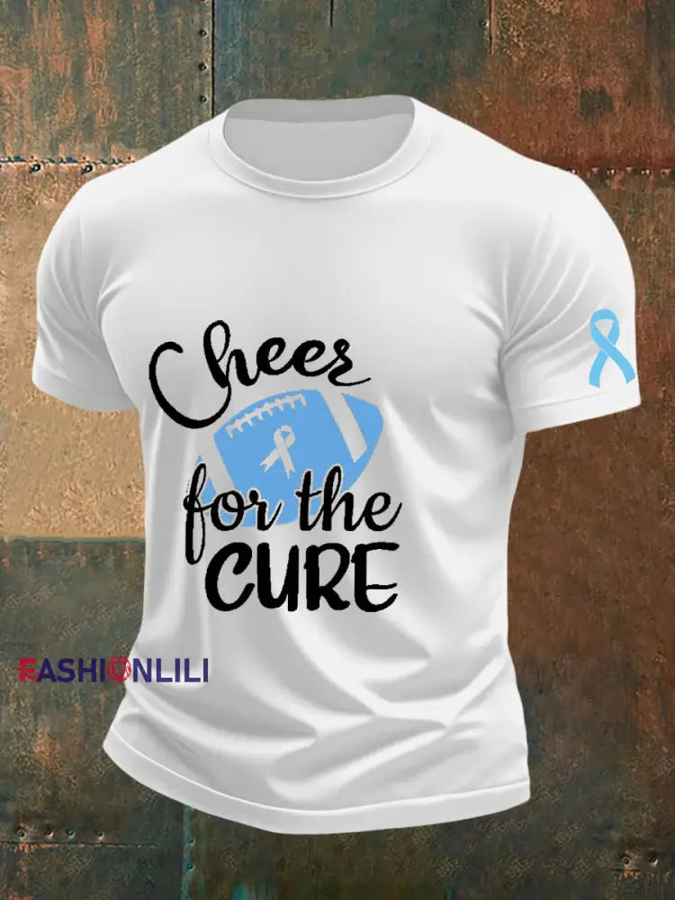 Men’s Prostate Cancer Awareness T Shirt White / S