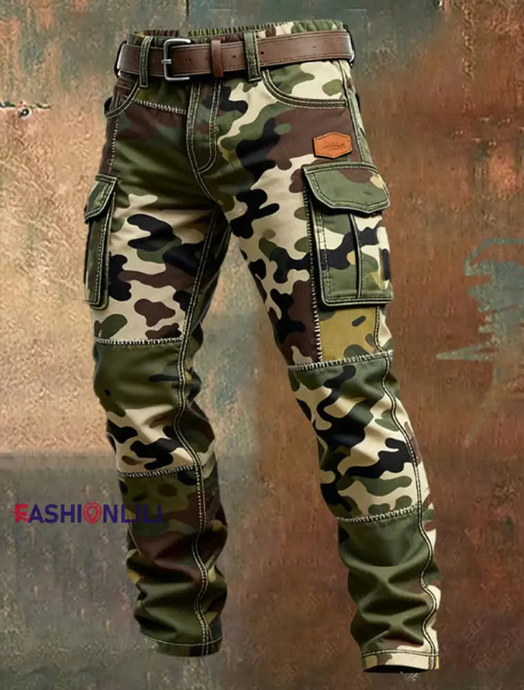 Men’s Retro Business Style Casual Work Trousers A / S