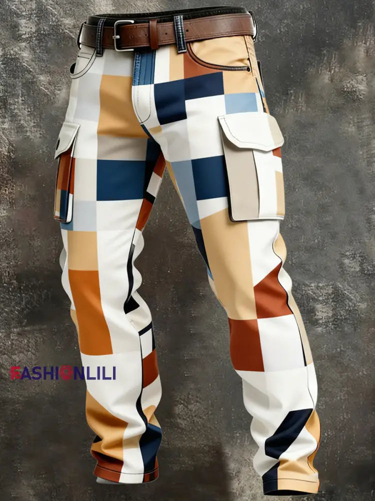 Men’s Retro Business Style Casual Work Trousers A / S