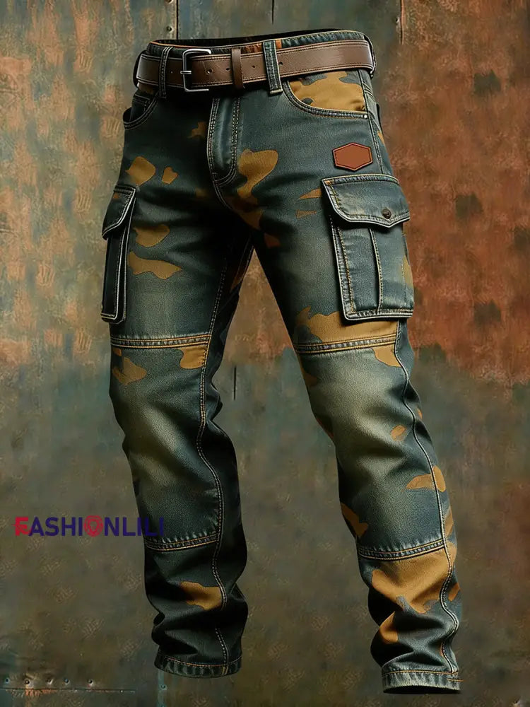 Men’s Retro Business Style Casual Work Trousers A / S