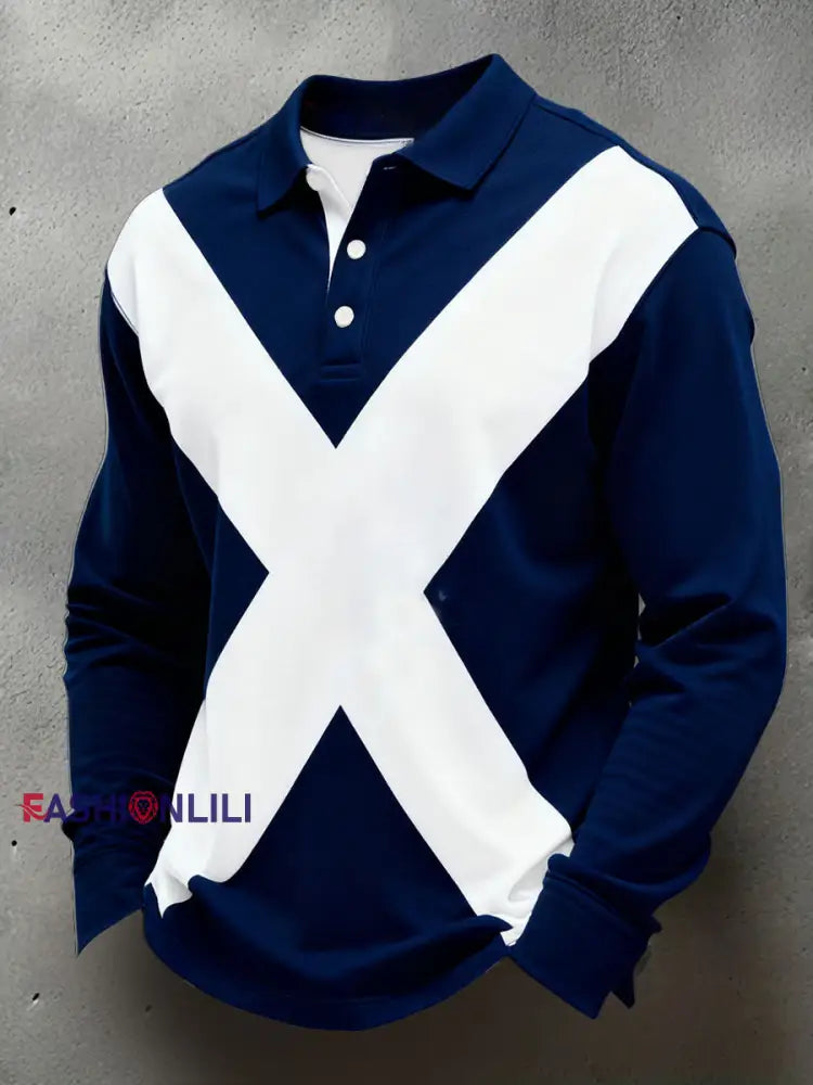 Men’s Scotland Rugby Lover Printed Casual Tops