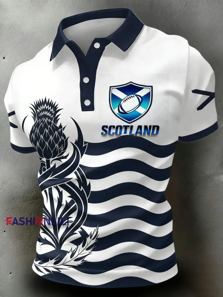 Men’s Scottish Rugby Fan Printed Sweatshirt A / S