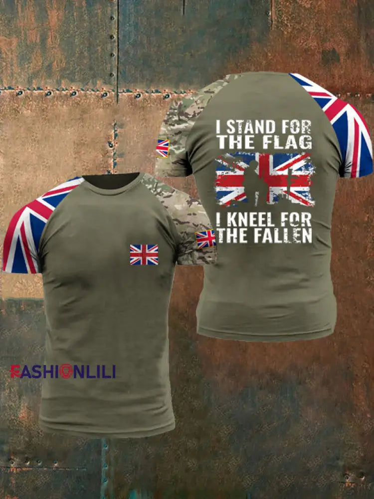 Men’s short sleeves t-shirt Army Green / S