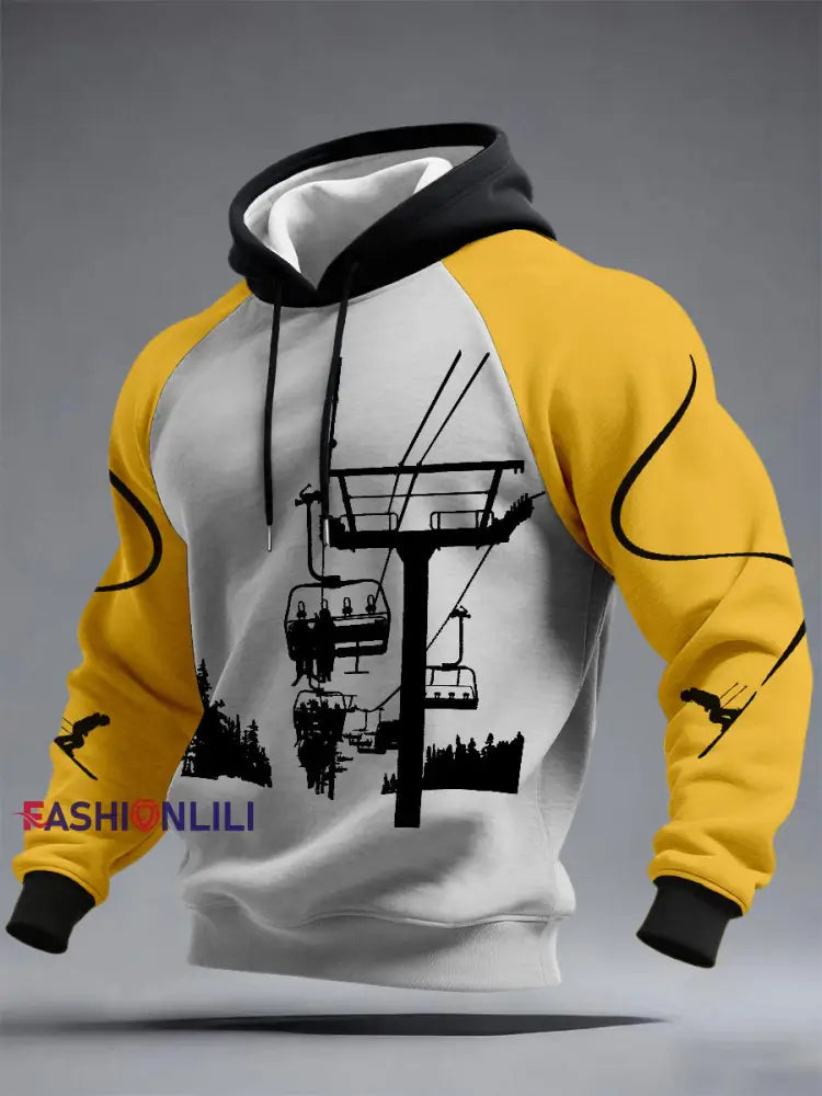 Men’s Ski Enthusiast Hoodies As picture / S