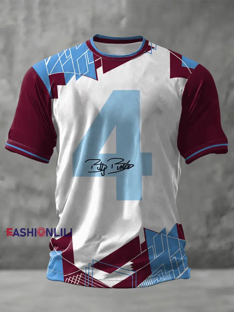 Men’s UK Football 4 Legend Printed T-shirt White / S