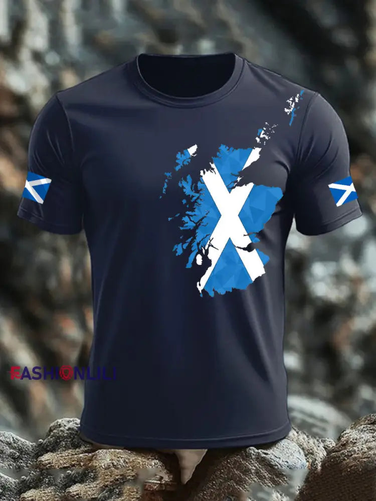 Men’s UK Scotland short sleeves t-shirt Navy Blue / S