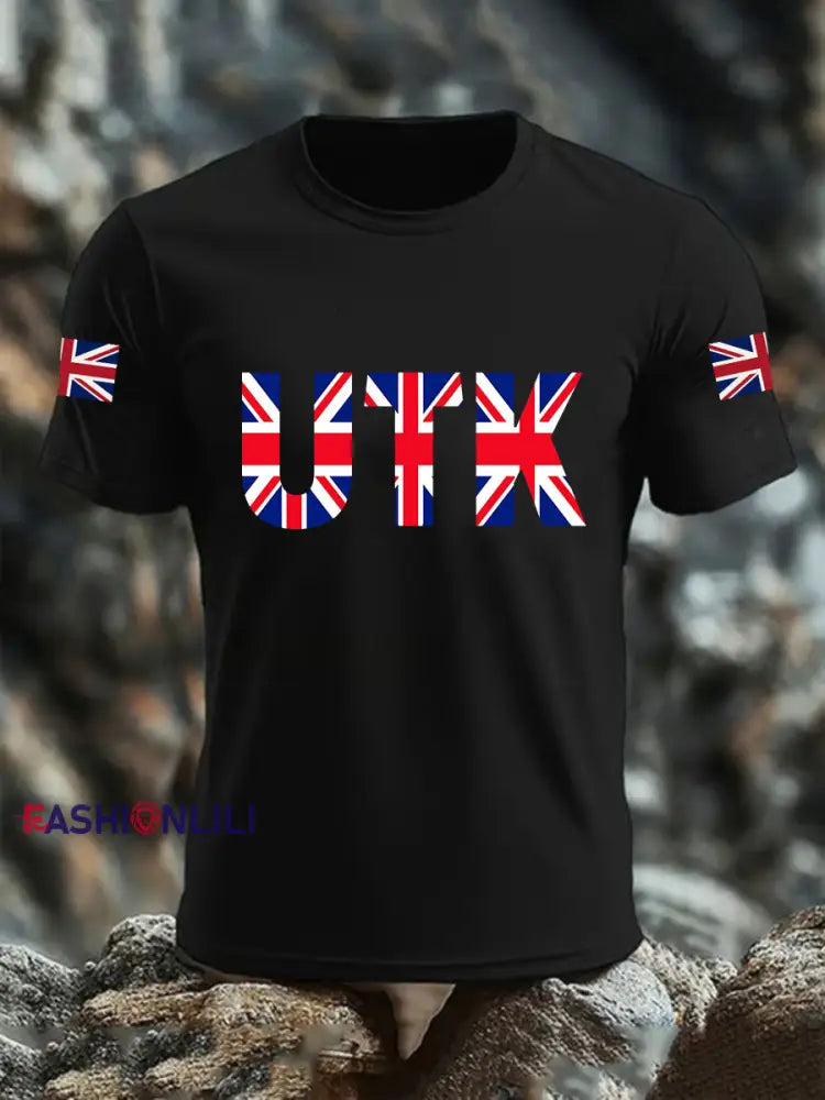 Men’s UTK-Unite The Kingdom Short-sleeved T-shirt Black / S