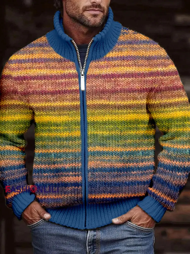 Men’s Vintage Cozy Knit Cardigan As picture / S