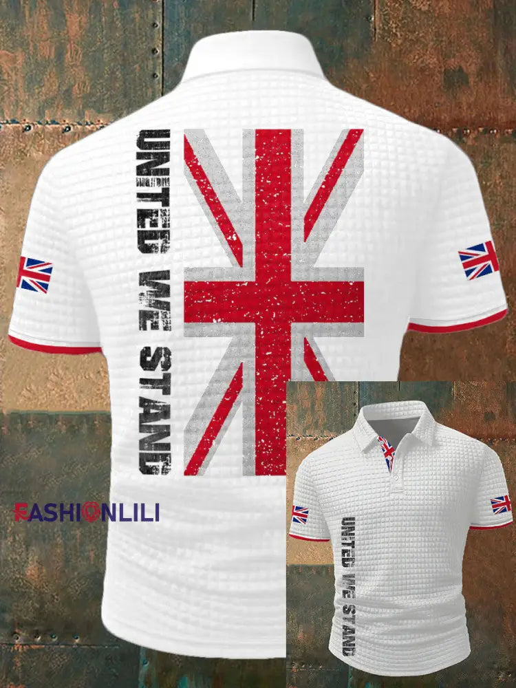 Nen’s UK Flag Printed Casual Tops White / S