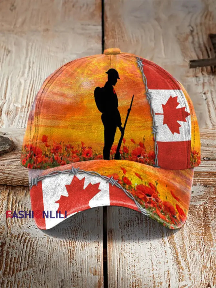 Remembrance Day Printed Casual Unisex Cap As picture / ONE