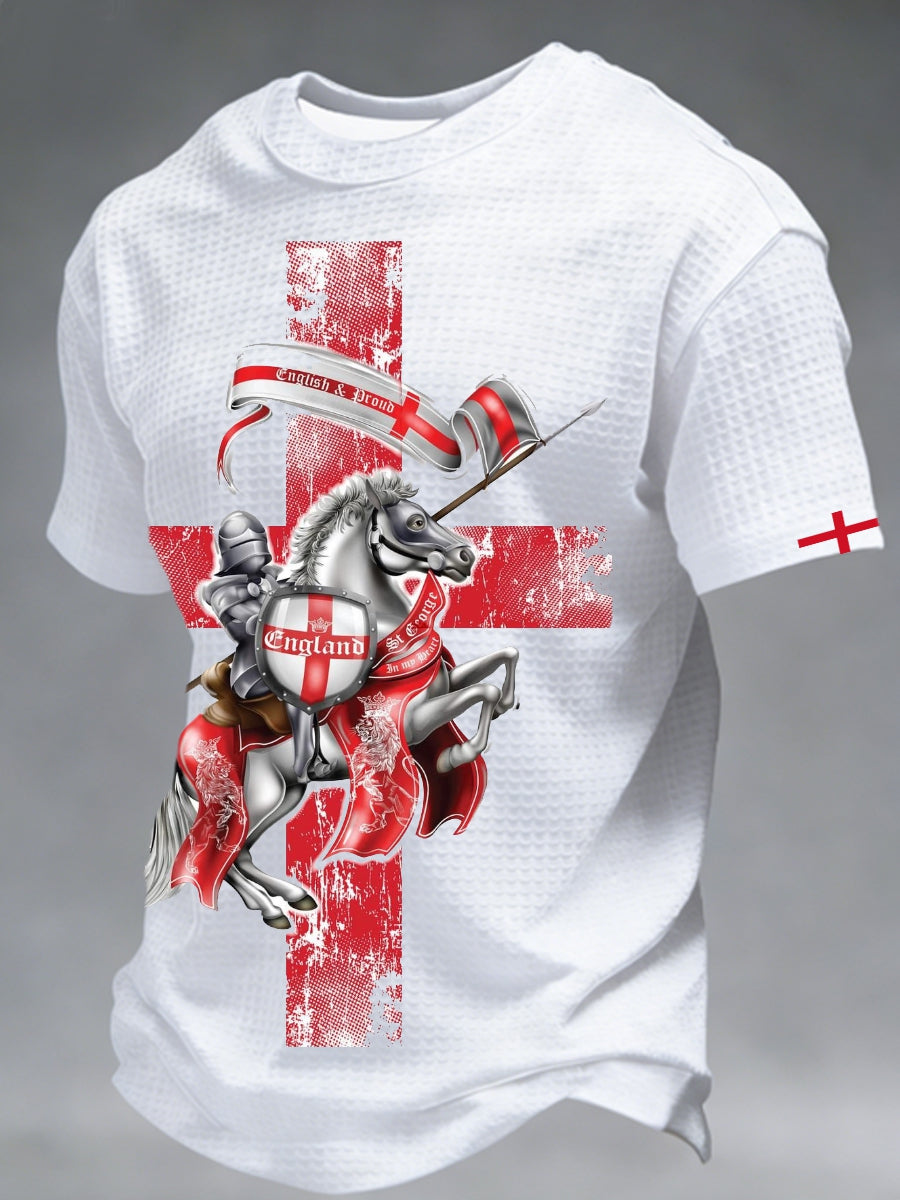 Men's St George's Day Waffle Short Sleeve Tee