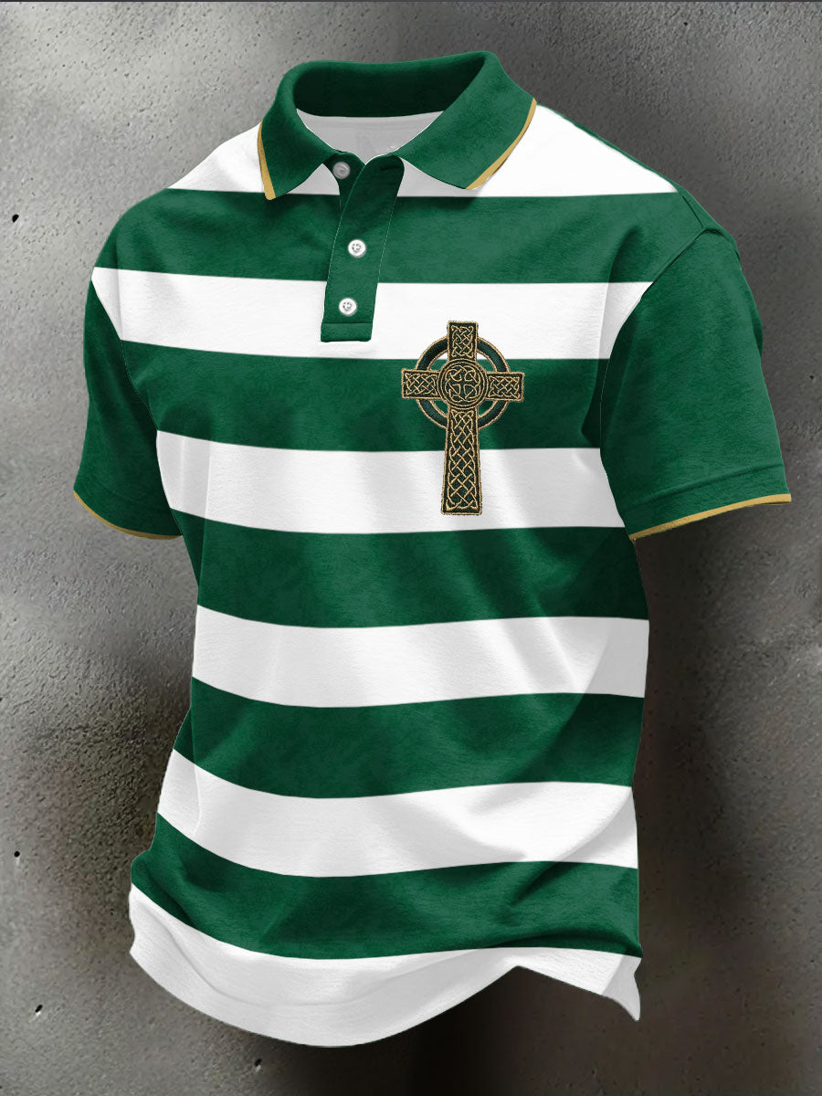 Men's Ireland Rugby Lover Printed Casual Tops