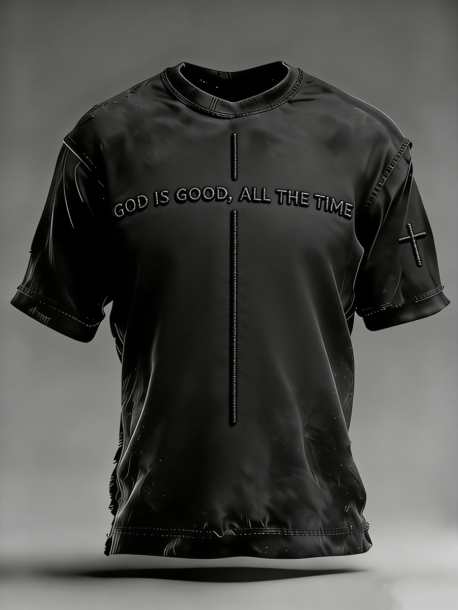 Men's God Is Good All The Time Short Sleeves T-shirt