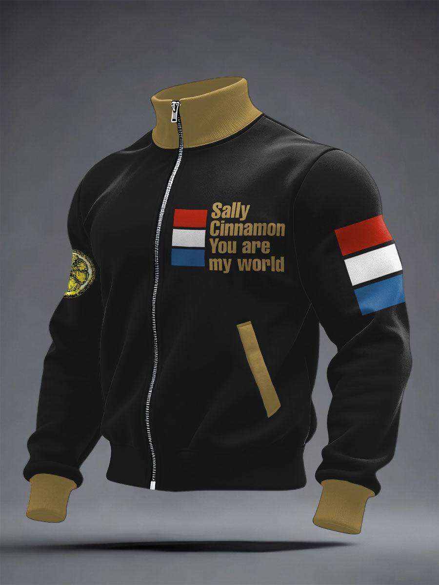 Unisex UK Roses Music Lover Printed Coat