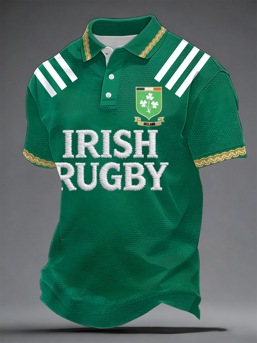 Men's Ireland Rugby Lover Printed polo shirt