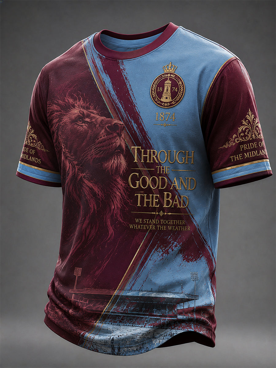 Men's Gift For Soccer Fans Print Casual Tee