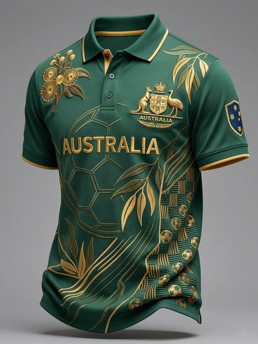 Men's Australian Football Lover Short Sleeve Top