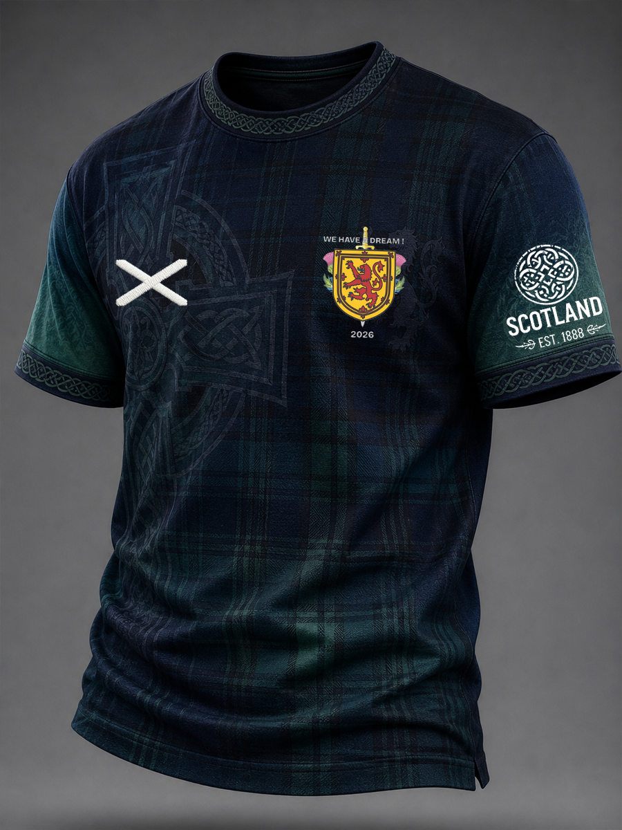 Men's Celtic Football Printed short sleeves t-shirt