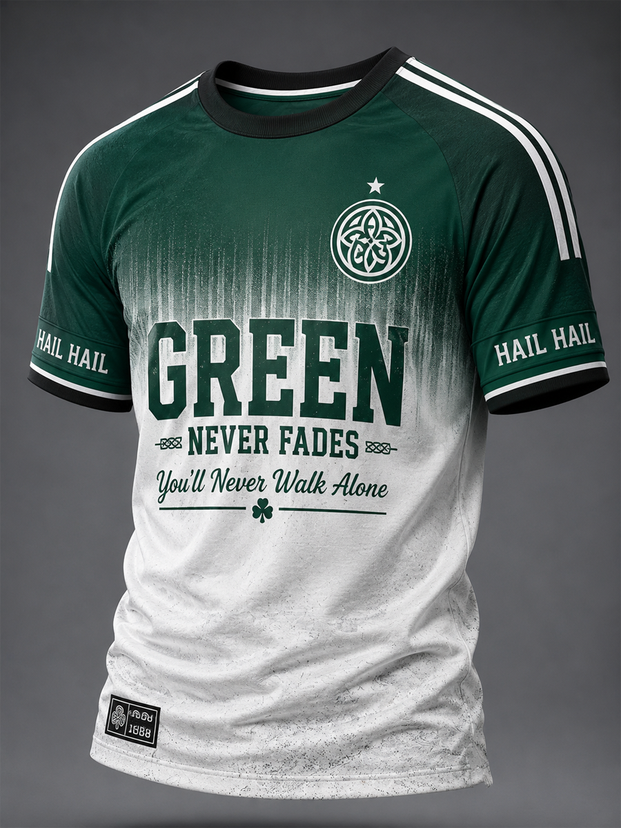 Men's Celtic Football Printed short sleeve t-shirt
