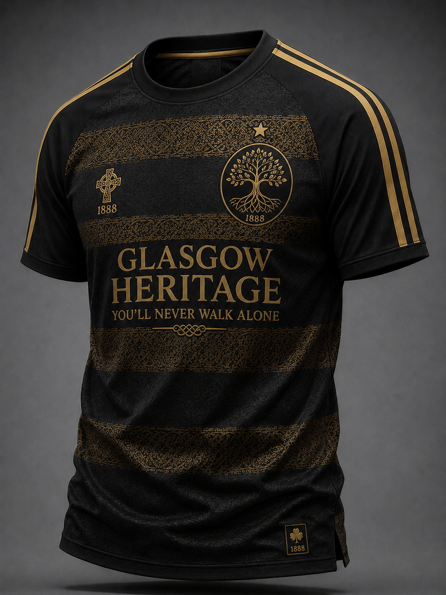 Men's Celtic Football Printed short sleeve t-shirt