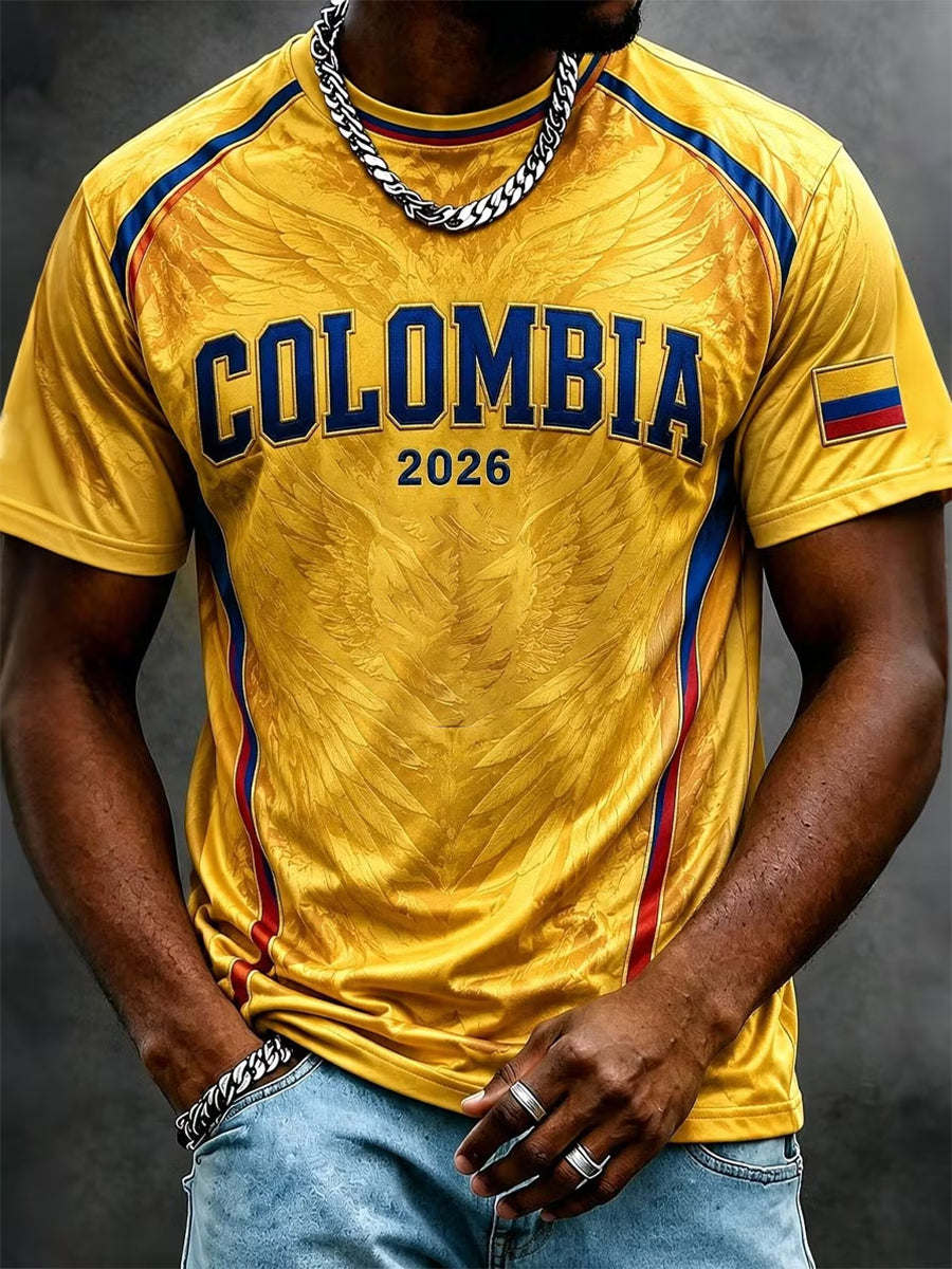 Colombian football casual unisex T-shirt