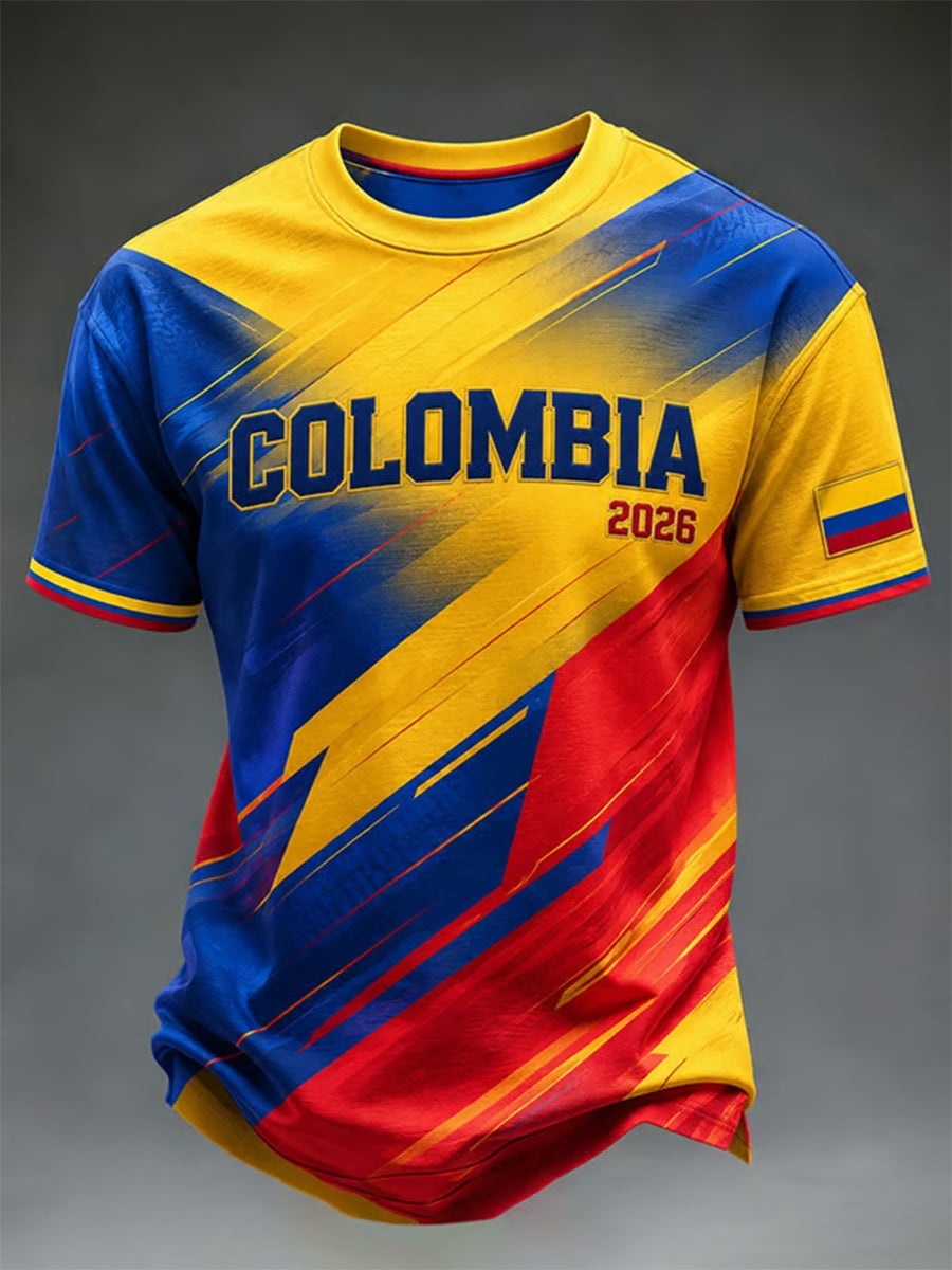 Colombian Football Casual Unisex T-shirt
