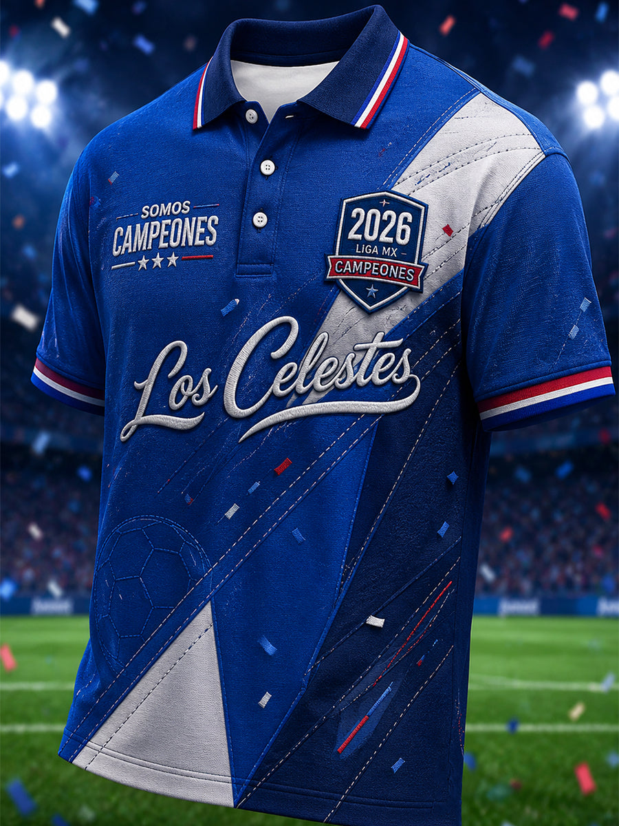 Men's 2026 Campeones Print Casual Shirt