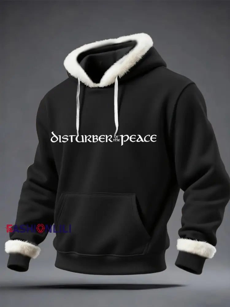 Unisex JRR Rings Books Lover Printed Hoodie Black / S