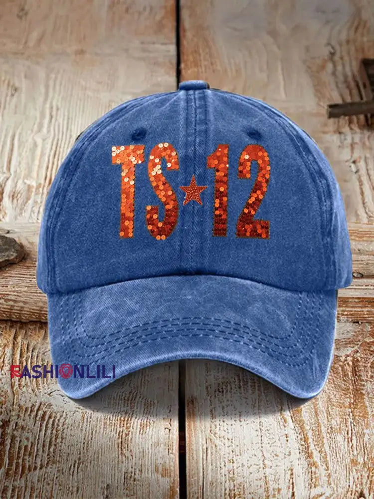 Unisex TS12 Print Hat Blue / ONE