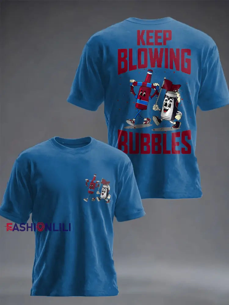 Unisex UK Football Lover Printed T-shirt Blue / S