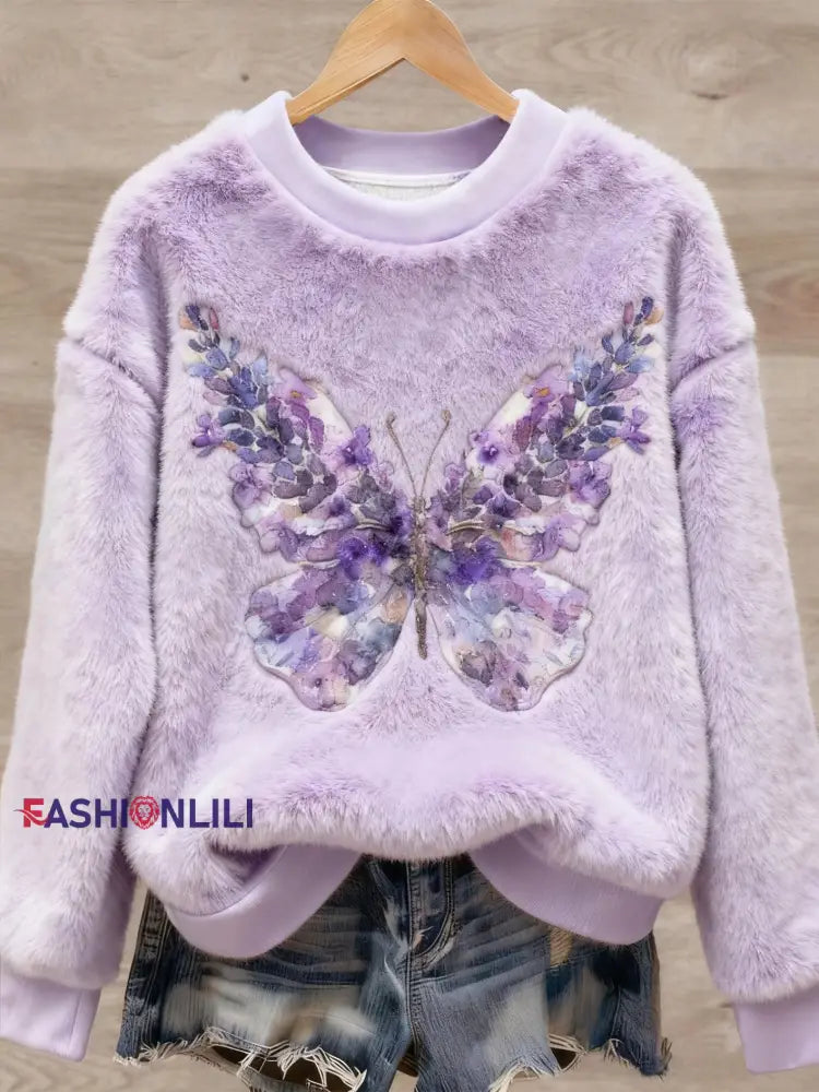 Women’s Alzheimer’s Disease Art Print Casual Flannel Sweater As picture / S