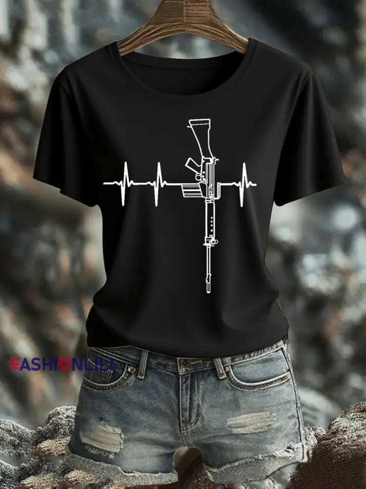 Women’s British Veteran Iron On Short Sleeve T Shirt Black / S