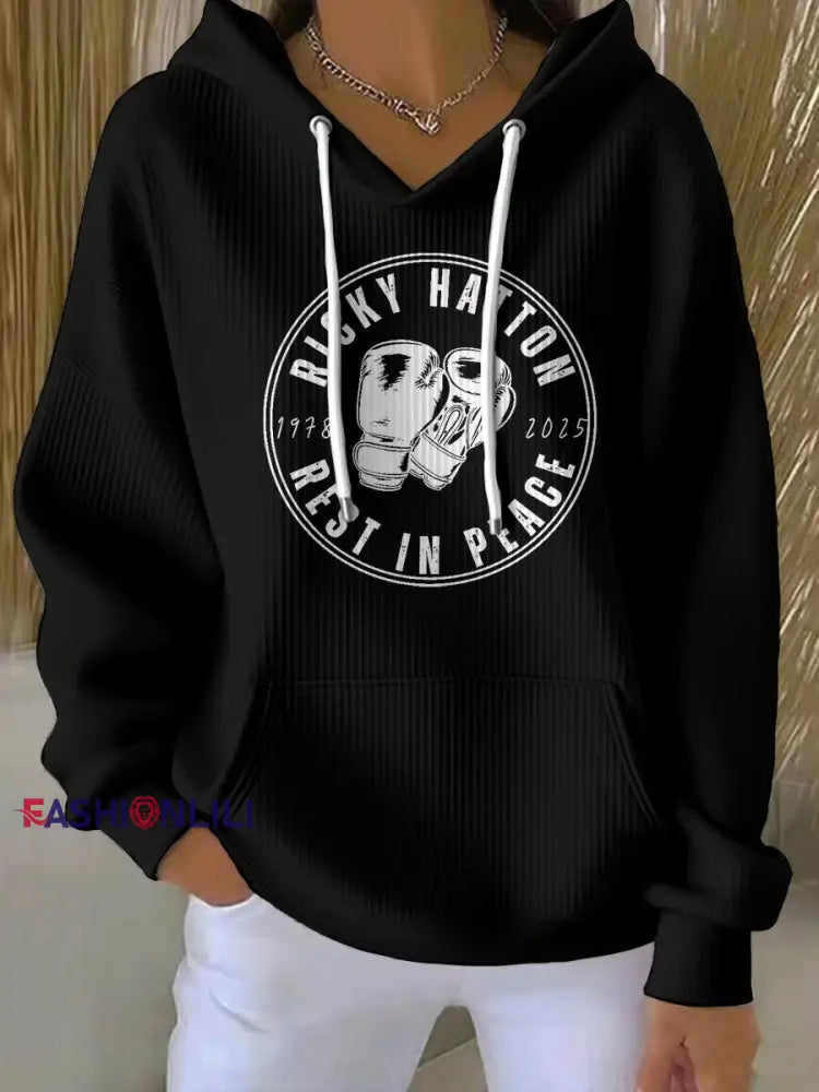 Women’s Hitman Rip Printed Hoodie
