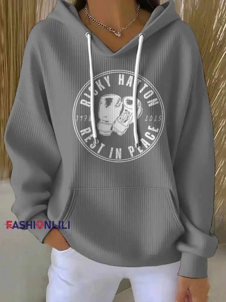 Women’s Hitman Rip Printed Hoodie