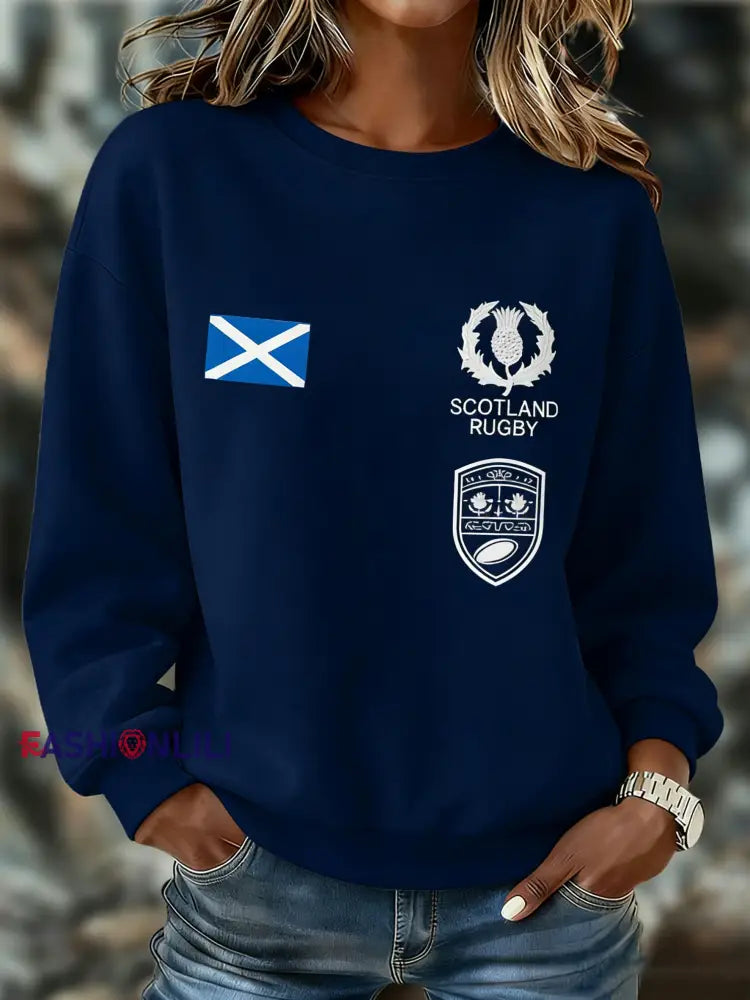 Women’s Scotland Rugby Lover Printed Sweatshirt A / S