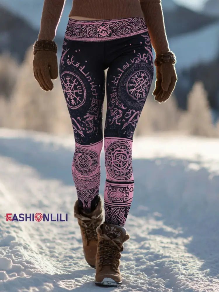 Women’s Viking-style leggings As picture / S